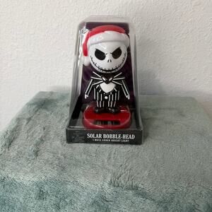 Nightmare Before Christmas Jack Skellington Solar Bobble Head
